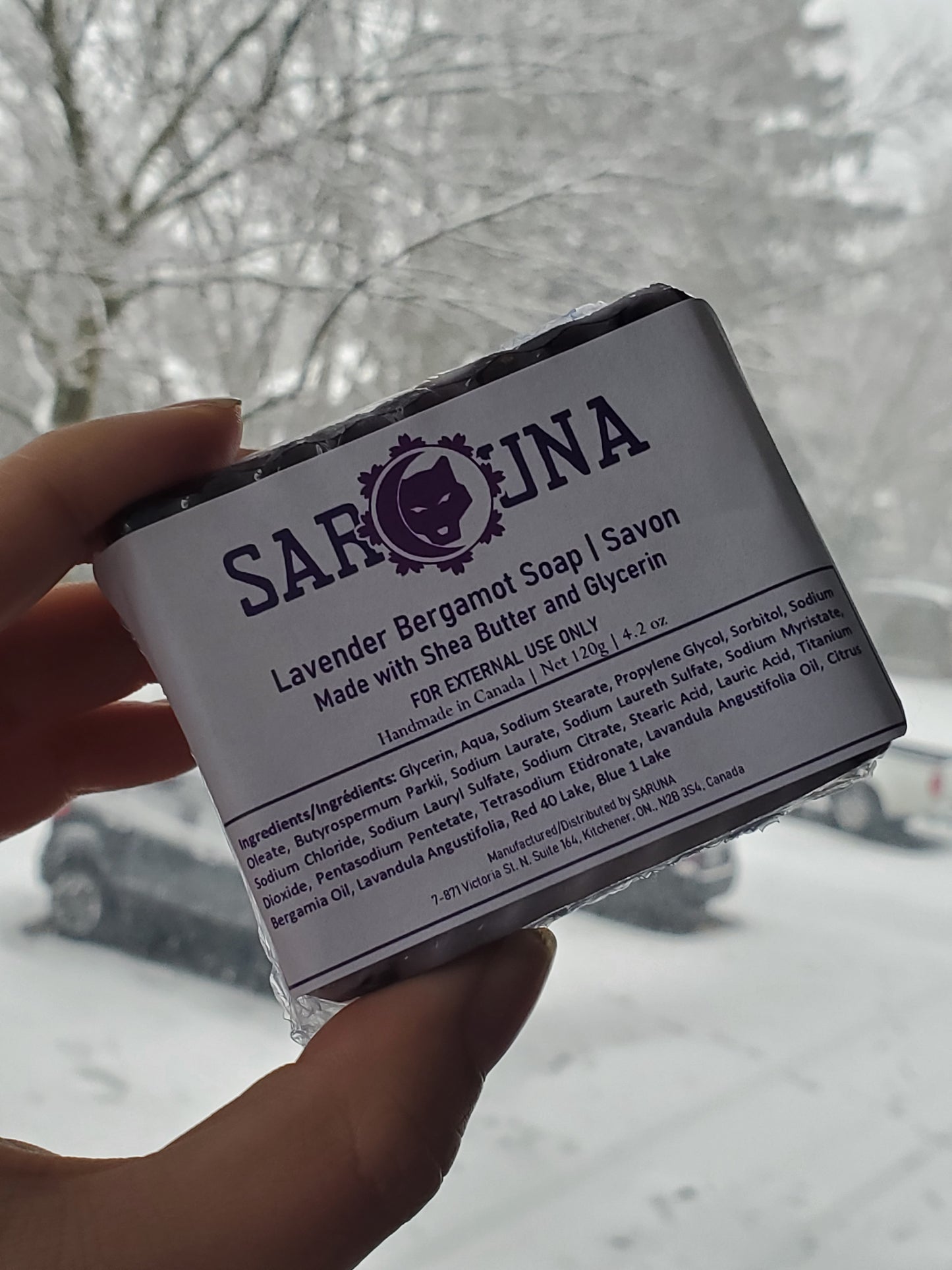 Lavender and Bergamot Shea Butter and Glycerin Soap