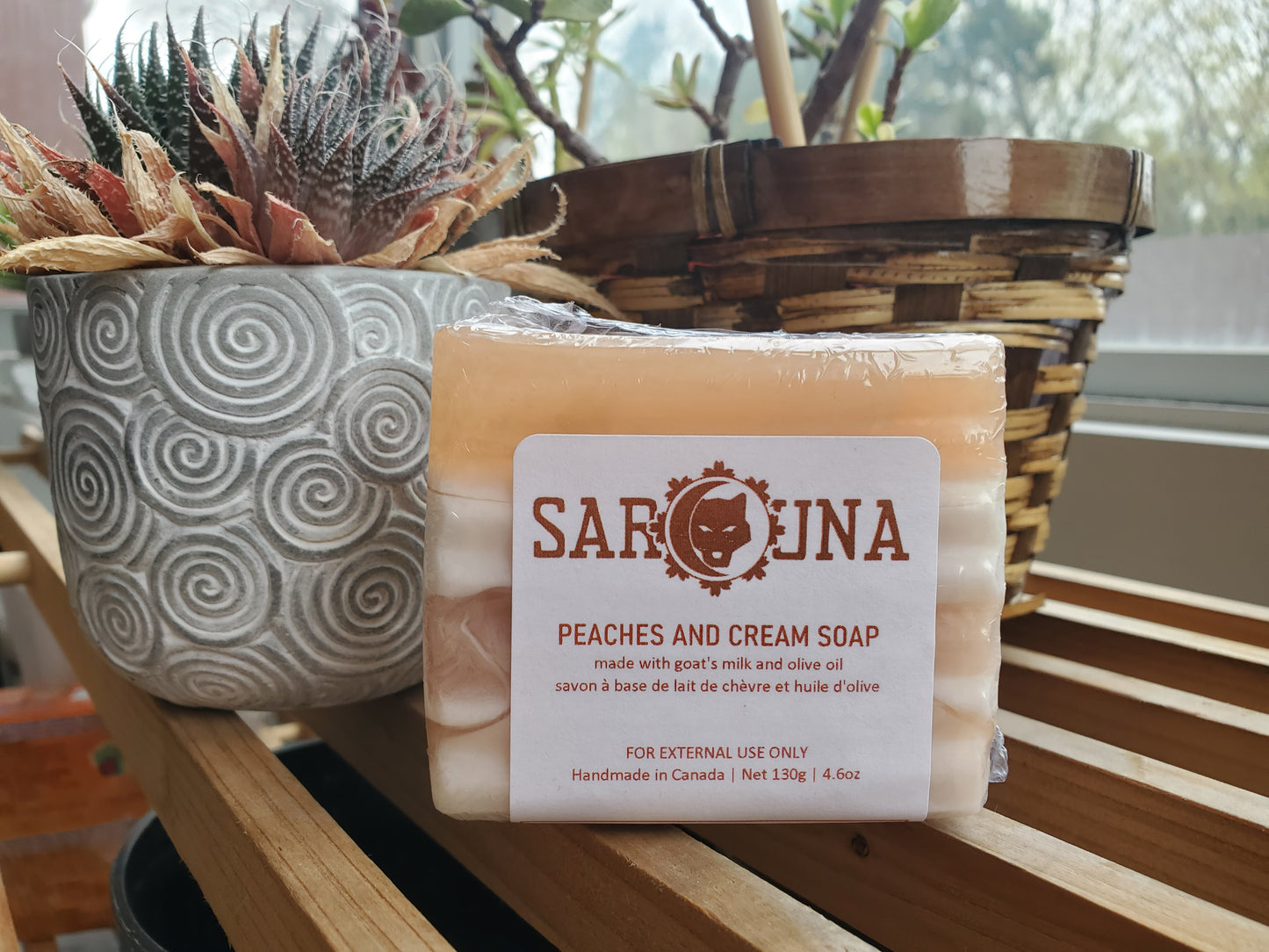 Peaches & Cream Goat's Milk and Olive Oil Soap
