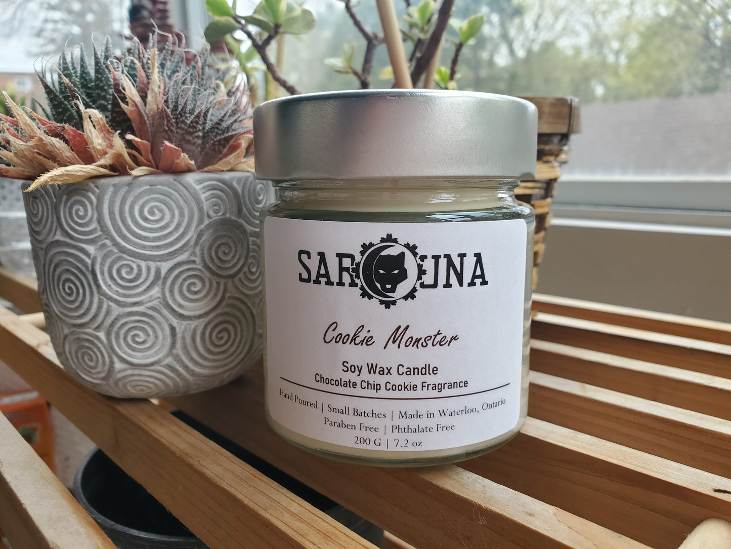 Cookie Monster Small Soy Candle