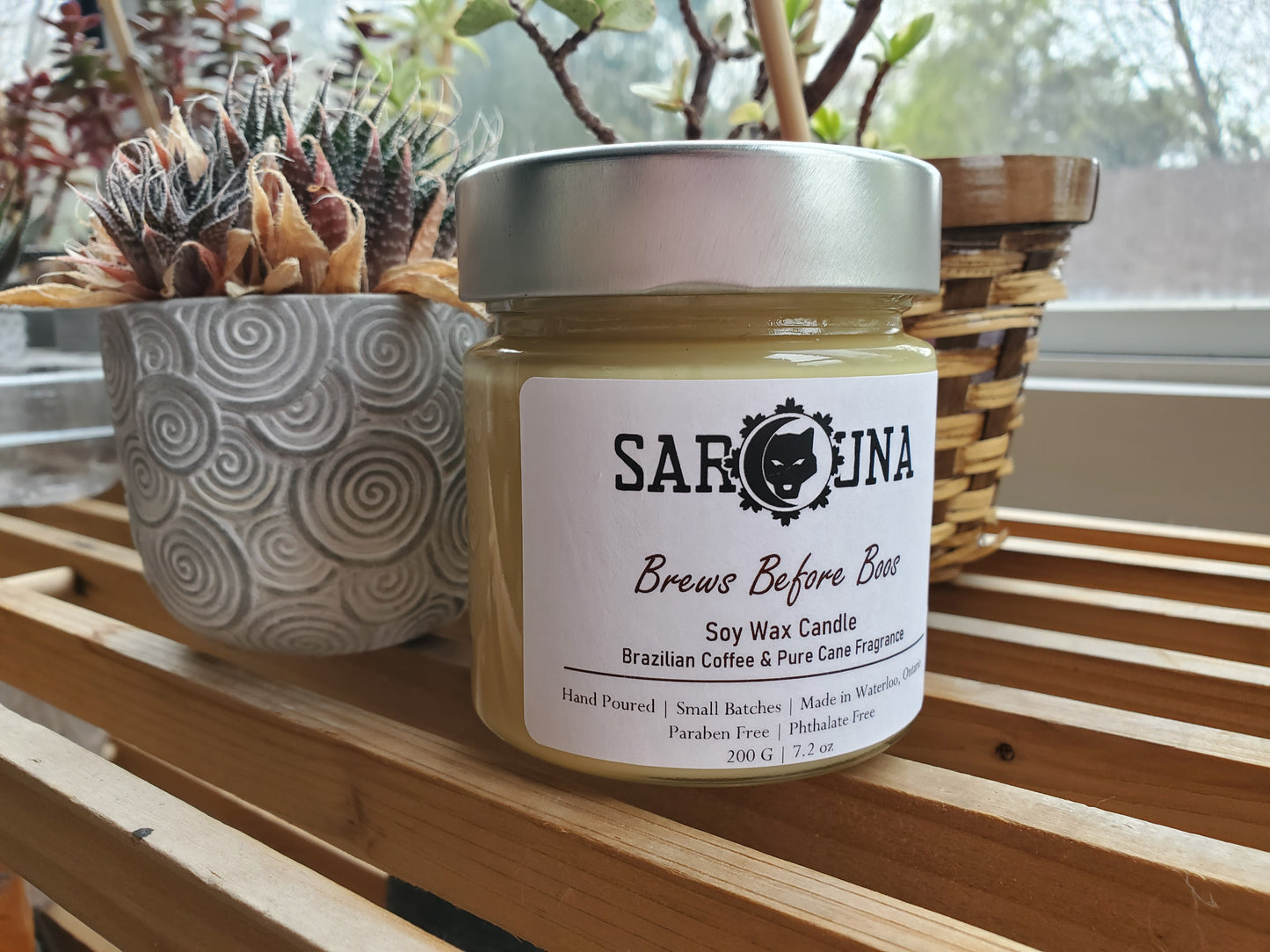 Brews Before Boos Small Soy Candle