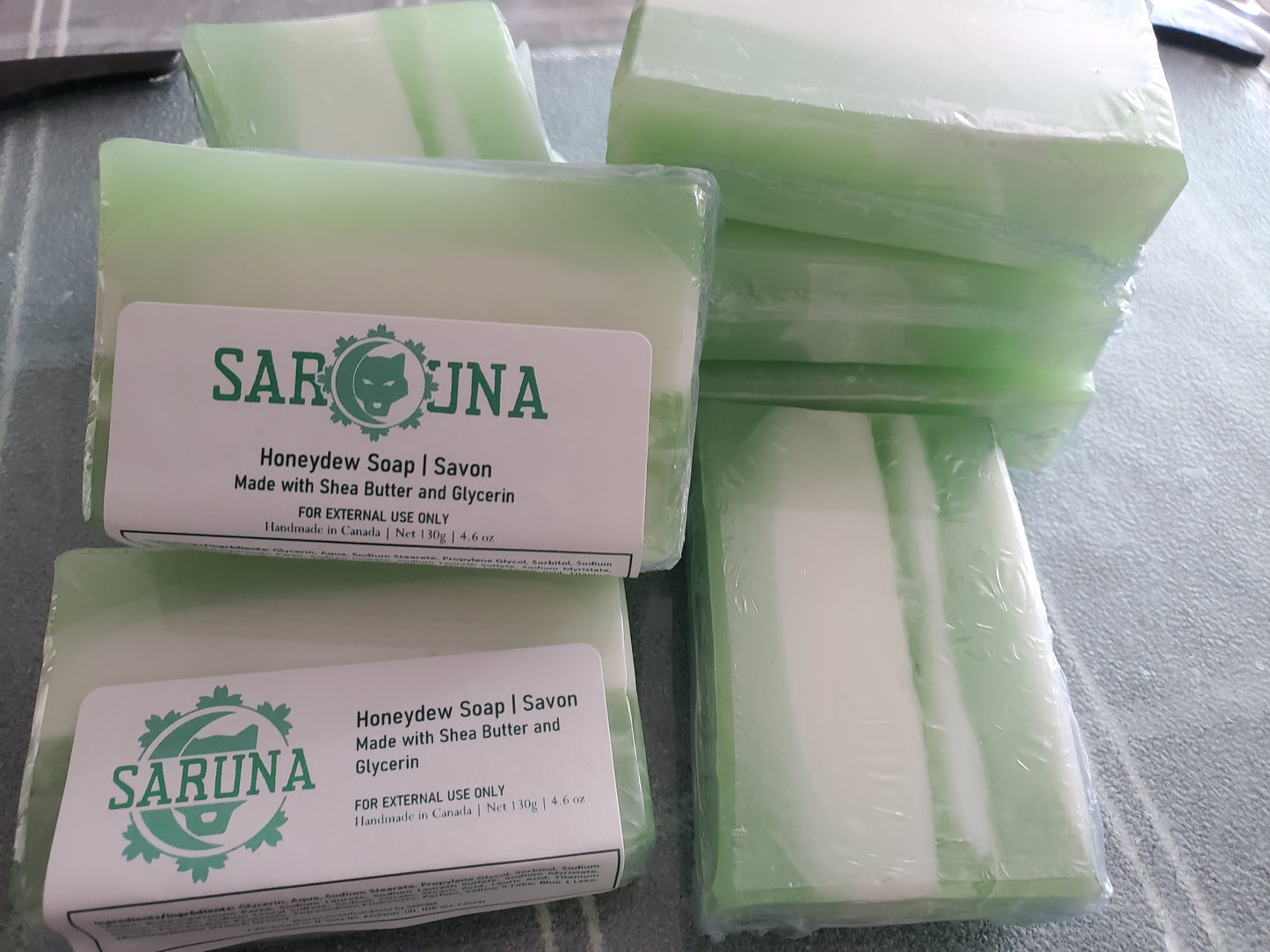 Honeydew Melon Shea Butter and Glycerin Soap