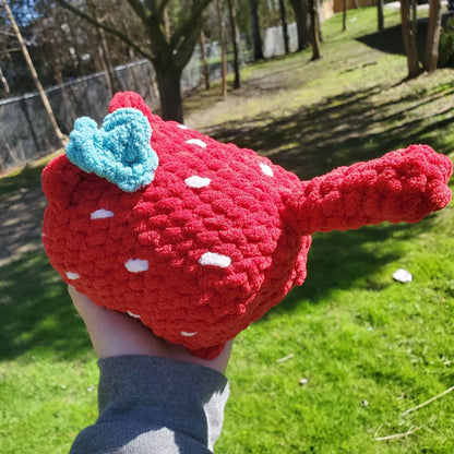 Strawberry Cat Loaf Plushie