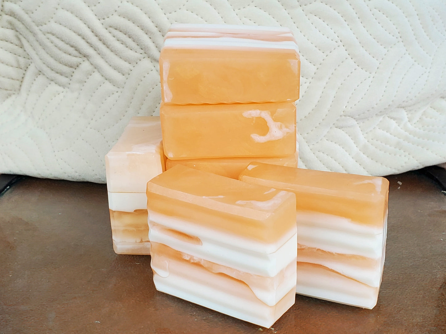 Peaches & Cream Goat's Milk and Olive Oil Soap