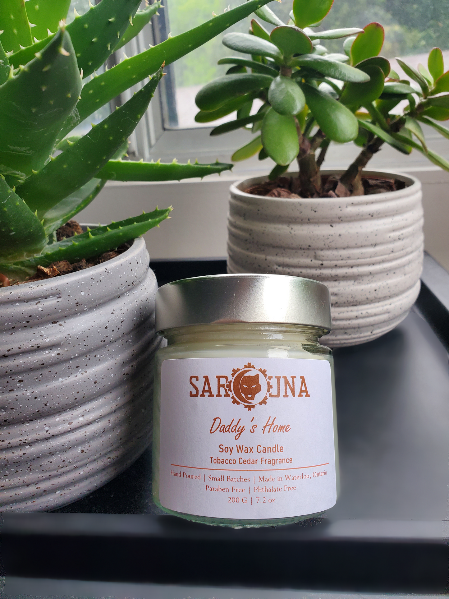 Daddy's Home Small Soy Candle