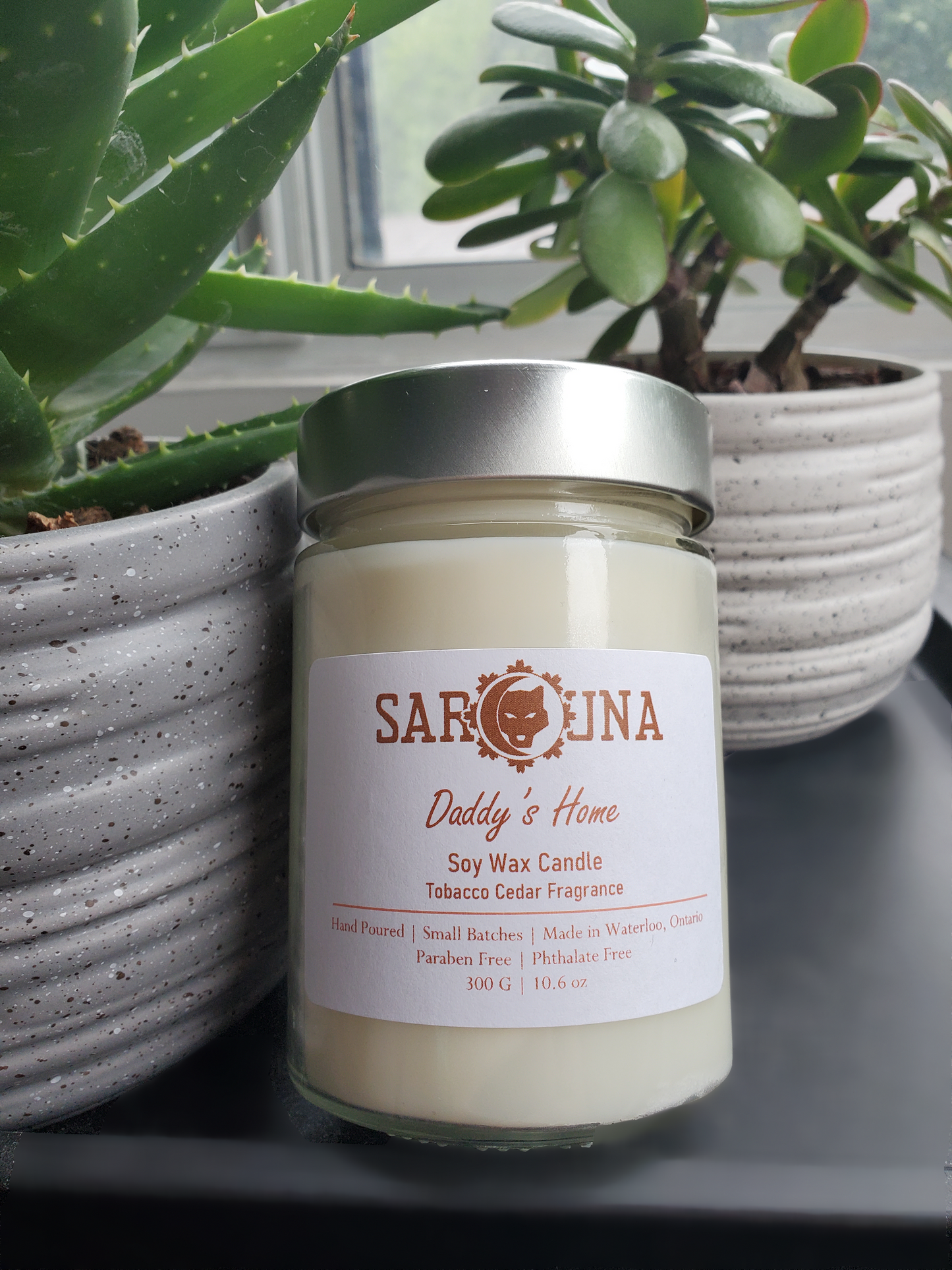 Daddy's Home Large Soy Candle