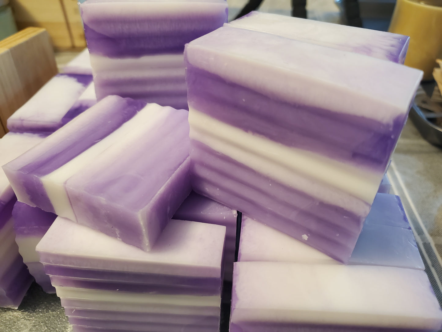 Lavender and Bergamot Shea Butter and Glycerin Soap