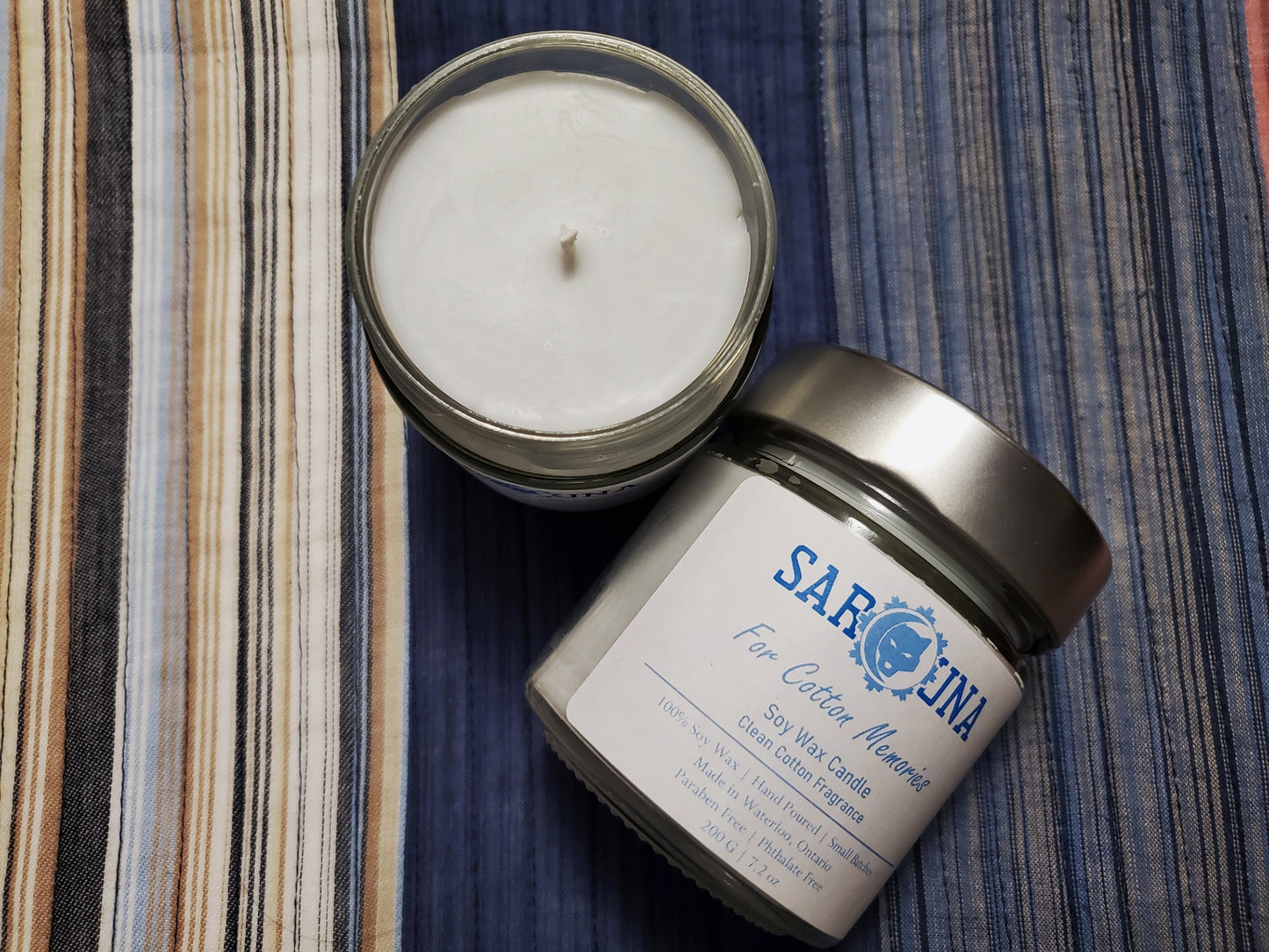 For Cotton Memories Small Soy Candle