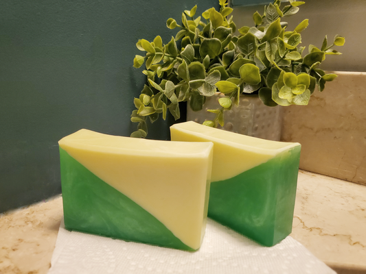 Lime and Lemon Goat's Milk and Olive Oil Soap