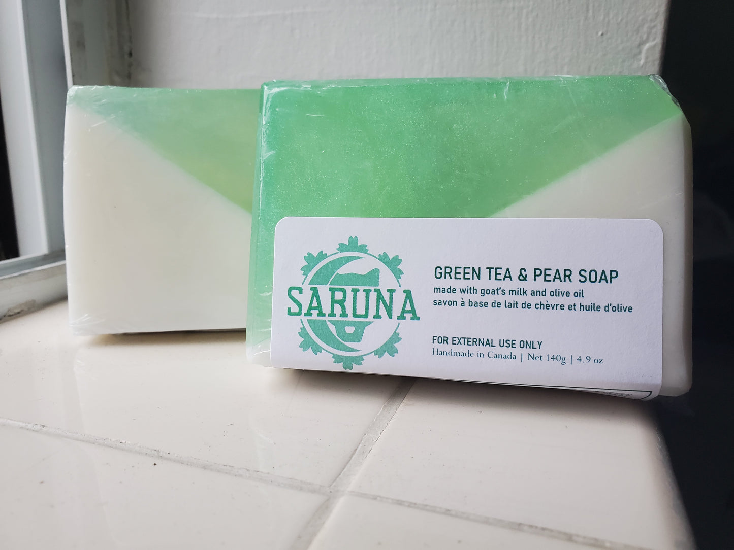 Green Tea & Pear Goat's Milk and Olive Oil Soap